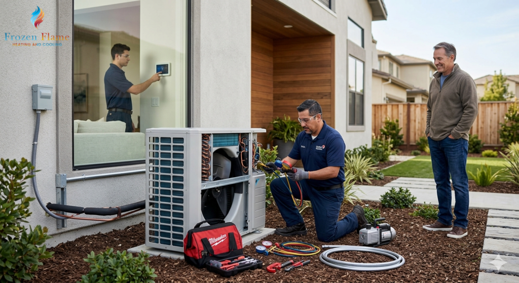 heat pump installation